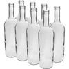 Bílá láhev na víno 0,75 L - balení 8 ks ['láhev 750ml', ' láhev na víno', ' bílá láhev', ' láhve na víno', ' láhve po víně', ' skleněná láhev', ' láhev s korkem', ' láhve s korkem', ' láhve 0', '7']