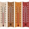Dřevěný pokojový teploměr (-20 až +50 °C), 15 cm, mix - 11 