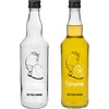Láhev 500 ml se šroubovacím uzávěrem, potisk „Cytrynówka“, 1 ks. ['láhev na likér', ' láhev na vodu', ' láhev s potiskem', ' skleněná láhev', ' láhev na likéry', ' citrónovka', ' recept na citrónovku', ' domácí citrónovka', ' láhev na alkohol', ' ozdobná láhev', ' láhve na vodku', ' láhve na pálenku', ' skleněná láhev 500 ml', ' svatební láhve']