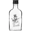 Láhev – placatka 200 ml se šroubovacím uzávěrem, potisk „Sněhulák”, 1 ks ['láhev', ' placatky', ' láhev s potiskem', ' vánoční láhev', ' láhev na Vánoce', ' láhev na likéry', ' láhev na pálenku', ' láhev na alkohol', ' láhev 200 ml', ' láhev 200 ml se šroubovacím uzávěrem', ' placatka', ' mini láhev', ' sada na Vánoce', ' láhev pod stromeček', ' sváteční nápoje', ' malá ozdobná láhev', ' Veselé Vánoce', ' vánoční dárek']