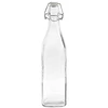 Láhev Kvadrat s hermetickým uzávěrem 0,5 L ['láhev na alkohol', ' ozdobné láhve na alkohol', ' skleněná láhev na alkohol', ' láhve na pálenku na svatbu', ' láhev na likér', ' láhev na víno', ' láhve na víno', ' likér']