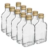 Láhev na likéry placatka se šroubovacím uzávěrem 200 ml 10 ks - 4 