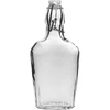 Láhev placatka 250 ml s hermetickým uzávěrem ['láhev na alkohol', ' ozdobné láhve na alkohol', ' skleněná láhev na alkohol', ' láhve na pálenku na svatbu', ' láhev na likér', ' ozdobné láhve na likéry', ' láhev na víno', ' láhev na víno']