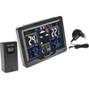 Meteorologická stanice RCC, DCF – elektronická, podsvícená, bezdrátová, senzor, černá - 2 
