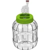 Nerozbitná sklenice na nakládání, 3 L ['nakládané okurky', ' nakládané květáky', ' nakládané řepy', ' řepný kvásek', ' plastová nádoba', ' plastová sklenice', ' domácí nakládané výrobky', ' sklenice 3L', ' sklenice s certifikátem pro nakládání', ' PET sklenice']