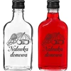 Láhev – placatka 200 ml se šroubovacím uzávěrem, potisk „Nalewka domowa”, 1 ks ['láhev', ' lahve', ' láhev s potiskem', ' dárková láhev', ' láhev na likéry', ' láhev na pálenku', ' láhev na alkohol', ' skleněná láhev se šroubovacím uzávěrem', ' láhev 200 ml se šroubovacím uzávěrem', ' placatky', ' domácí destiláty', ' ozdobná láhev 0', '2 litru', ' sklo s potiskem', ' placatka 200 ml s černým uzávěrem']