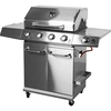 Plynový gril dragON BBQ201, 18,8 kW, stříbrný - 2 