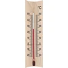 Pokojový dřevěný teploměr (-20 do +50°C), světle hnědý, 15 cm - 12 