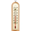 Pokojový teploměr se zlatou stupnicí (-10°C do +50°C) 16cm ['vnitřní teploměr', ' pokojový teploměr', ' teploměr do interiéru', ' domácí teploměr', ' teploměr', ' dřevěný pokojový teploměr', ' teploměr s čitelnou stupnicí', ' teploměr se zlatou stupnicí', ' teploměr k zavěšení', ' malý teploměr']