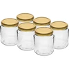 Sklenice twist-off, tlouštík 580ml se zlatým víčkem fi82/6, 6 ks. ['sklenice', ' sklenice', ' sada sklenic', ' nádoby', ' skleněné nádoby', ' sklenice na skladování', ' kuchyňské sklenice', ' sklenice ze skla', ' sklenice s kovovým víčkem', ' sklenice na skladování potravin', ' sklenice na zavařeniny', ' sklenice na bylinky', ' sklenice na kávu', ' sklenice na čaj', ' sklenice do myčky', ' skleněná sklenice', ' sklenice s víčkem', ' sada sklenic', ' sklenice na džemy', ' tlouštík', ' sklenice tlouštík']
