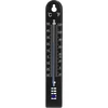 Univerzální teploměr (-30 až +50°C), 17 cm, černý ['teploměr', ' univerzální teploměr', ' teploměr z plastu', ' teploměr s čitelnou stupnicí', ' teploměr s dvojitou stupnicí v °C a °F', ' teploměr do místností s vysokou vlhkostí', ' venkovní teploměr do -30°C', ' teploměr odolný proti vlhkosti', ' teploměr v černé barvě', ' robustní teploměr']