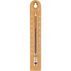 Univerzální teploměr (-30 až +50°C), 17 cm, světle hnědý ['teploměr', ' univerzální teploměr', ' teploměr z plastu', ' teploměr s čitelnou stupnicí', ' teploměr s dvojitou stupnicí v °C a °F', ' teploměr do místností s vysokou vlhkostí', ' venkovní teploměr do -30°C', ' teploměr odolný proti vlhkosti', ' teploměr v hnědé barvě', ' robustní teploměr']