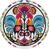 Víčko fi 66 Folk - 10 ks ['víčka', ' víčko', ' víčko na sklenice', ' barevné víčko na sklenice', ' barevné víčko']