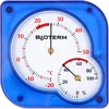 Vnitřní bimetalový teploměr s vlhkoměrem (-20 až +50°C), modrý - 7 
