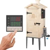 Zahradní dřevěná udírna 200 l – dragON Wood 100E s elektrickým topným modulem a řídicí jednotkou - 13 