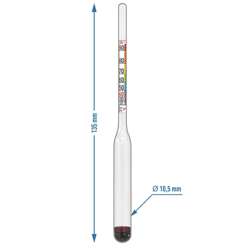 Alkoholoměr mini EN/DE - 6