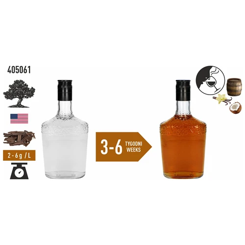 Americké dubové vločky silně opékané, 50 g - 6