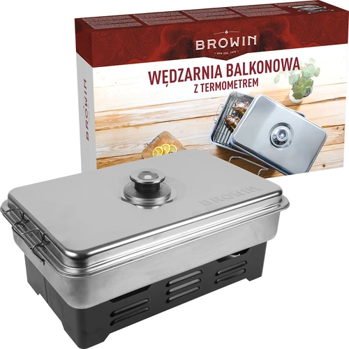 Balkonová udírna s teploměrem - 8