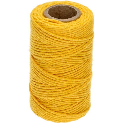 Bavlněný provázek žlutý 2 mm/55 m/100 g