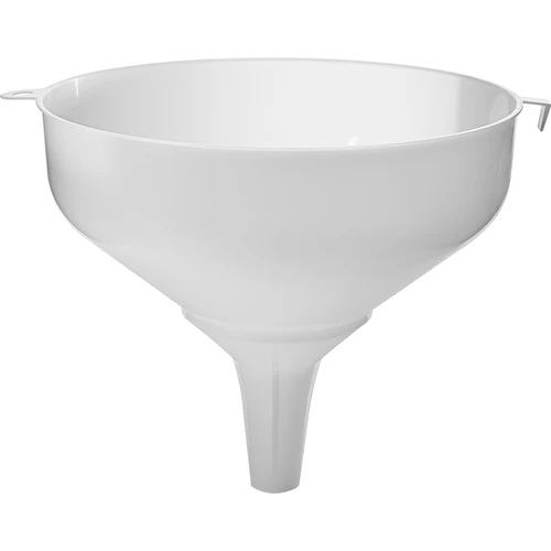 Bílý plastový trychtýř fi 25cm