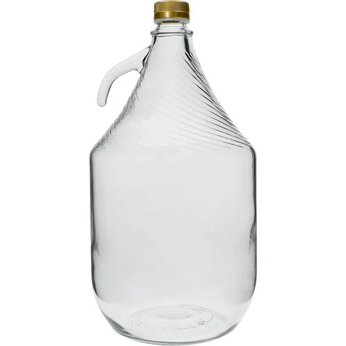 Demižon 5 L Dama s uzávěrem - bez košíku - 3