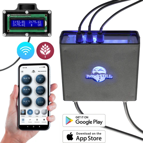 Destilační sada hawkSTILL „Studené prsty” 60 L + systém Wi‑Fi IQ s LCD displejem - 4