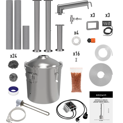 Destilátor Hawkstill Aabratek 1.0 Elektrický, 30 L - 2