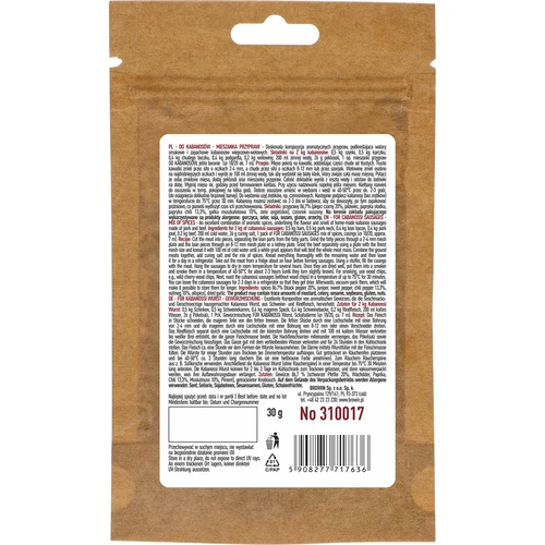 Domácí směs bylin a koření na kabanosy, 30 g - 2