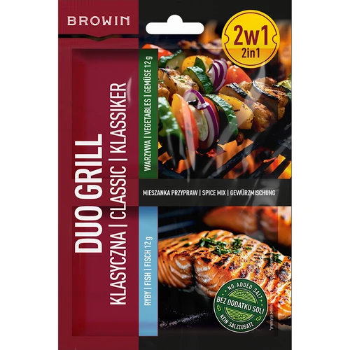 Duo Grill Klasická na ryby a zeleninu - směs koření 2 v 1, 2 x 12 g
