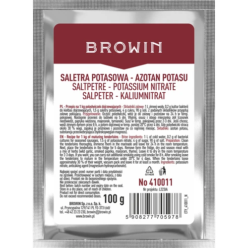 Dusičnan draselný na nakládání masa, 100 g