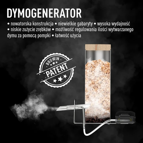 Elektrická udírna dragON PLYWOOD NATURE 100E s topným modulem a digitálním regulátorem - 10