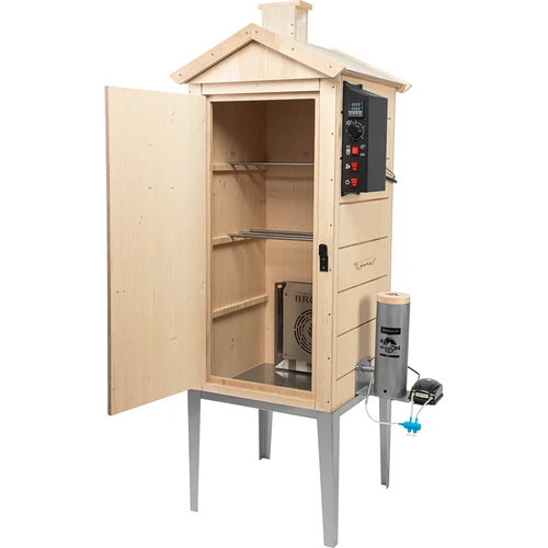 Elektrická udírna dragON PLYWOOD NATURE 100E s topným modulem a digitálním regulátorem - 3