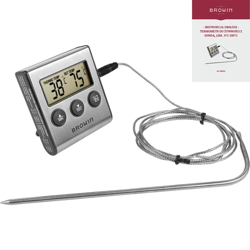 Elektronický kuchyňský teploměr s sondou (0°C do 250°C) - 4