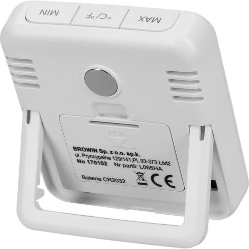 Elektronický teploměr s indikátorem komfortu, bílý - 5