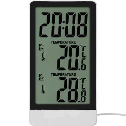 Elektronický teploměr značky Soens – se sondou, bílý - 2