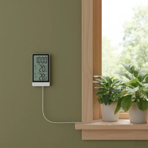 Elektronický teploměr značky Soens – se sondou, bílý - 8