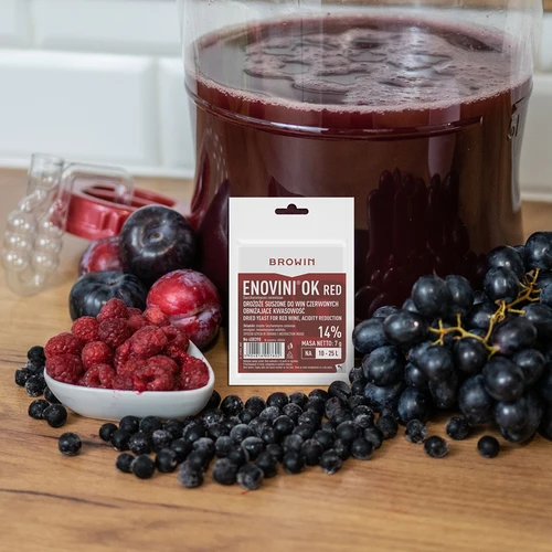 Enovini® OK RED - vinařské kvasnice snižující kyselost 7 g - 5