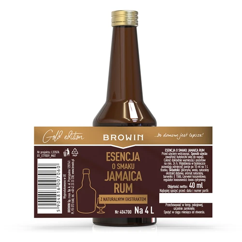 Esence Gold s příchutí Jamaica Rum na 4 L, 40 ml - 5