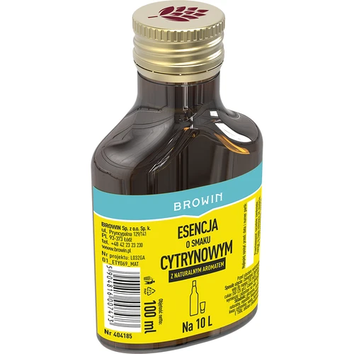 Esence s citronovou příchutí s přírodním aroma na 10 L - 100 ml - 2