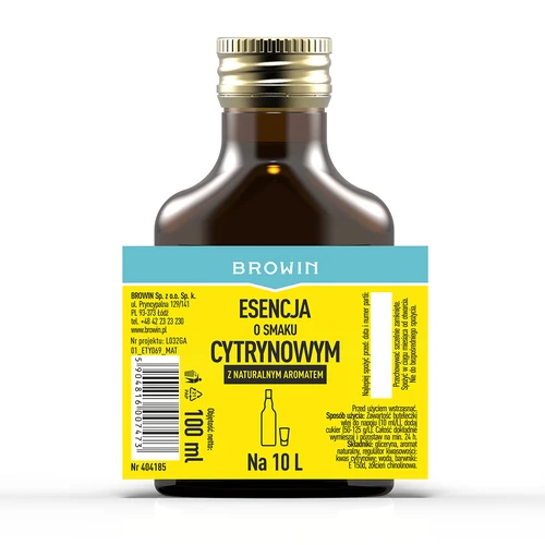 Esence s citronovou příchutí s přírodním aroma na 10 L - 100 ml - 4