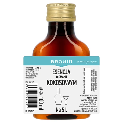 Esence s kokosovou příchutí, na 5 L - 100 ml - 4