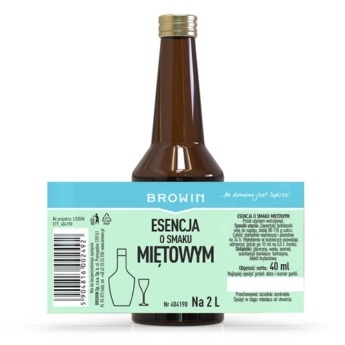 Esence s mátovou příchutí na 2 L - 40 ml - 4