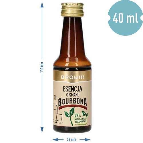 Esence s příchutí bourbonu na 4 l, 40 ml - 8