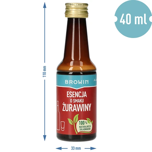 Esence s příchutí brusinky na 4 l – 40 ml - 8