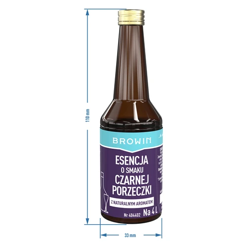 Esence s příchutí černého rybízu s přírodním aromatem na 4 L - 40 ml - 8
