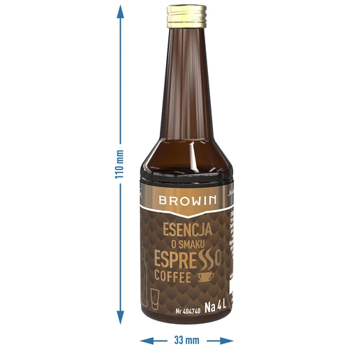 Esence s příchutí espressa, na 4 l, 40 ml - 6