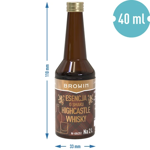 Esence s příchutí Highcastle Whisky na 2 l – 40 ml - 7