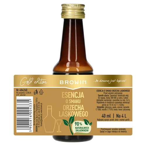 Esence s příchutí lískového ořechu na 4 l - 40 ml - 7