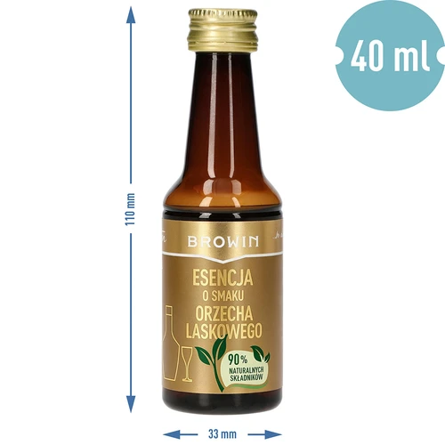 Esence s příchutí lískového ořechu na 4 l - 40 ml - 8