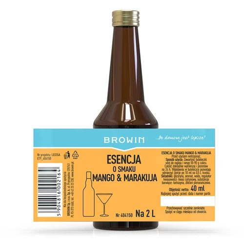 Esence s příchutí mango & marakuja na 2 L - 40ml - 5